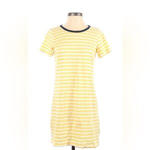 Old Navy Yellow, White, and Navy Casual Striped Dress - Size Small - Barely Worn